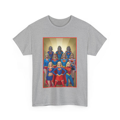 Supergirl Through the Ages T-Shirt - Nicola Scott Art - Kara from Kandor, Superman's Cousin, Linda Danvers - Survivor from Krypton - DC Comics