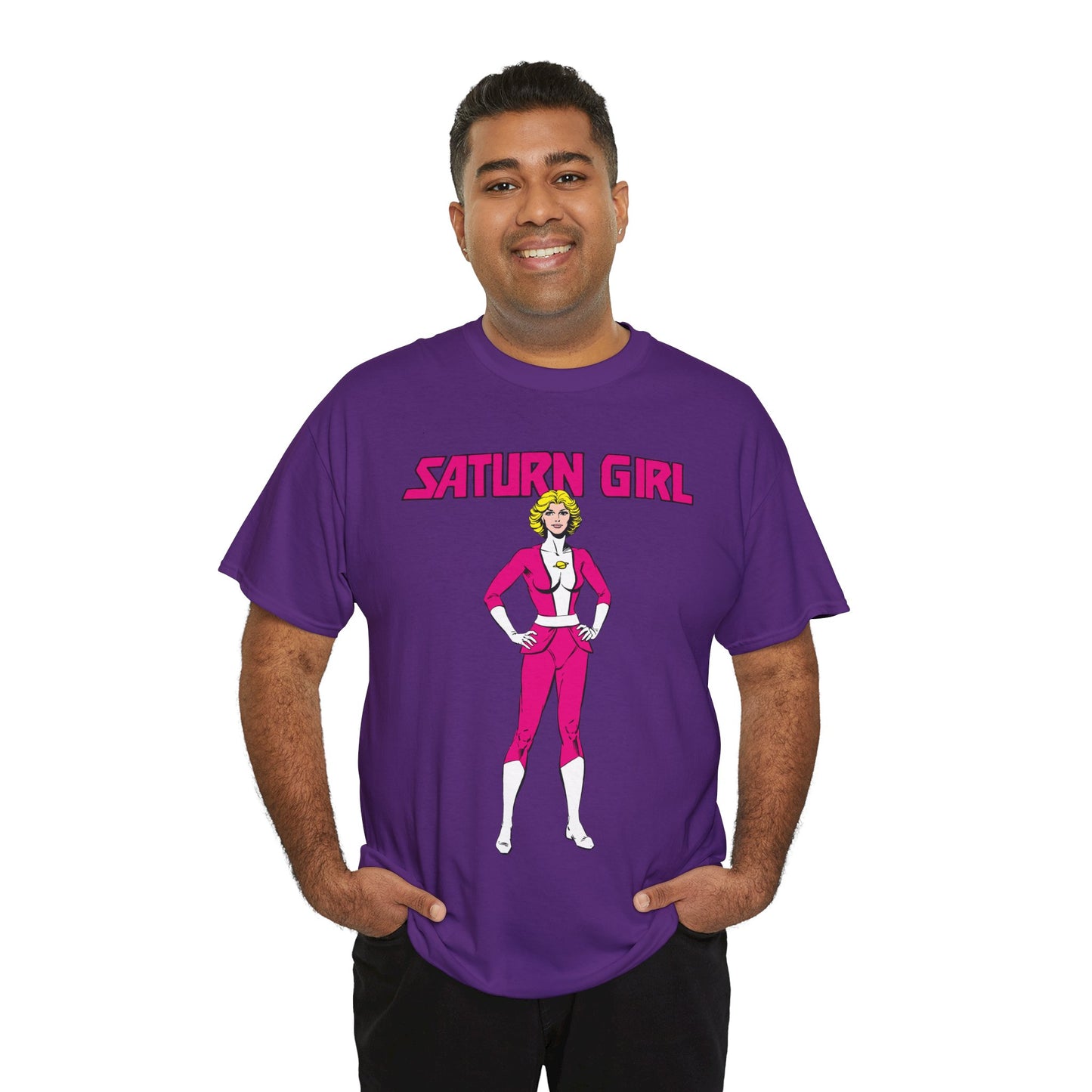 Saturn Girl T-Shirt - Curt Swan Art - Legion of Super-Heroes Founding Member - DC Comics