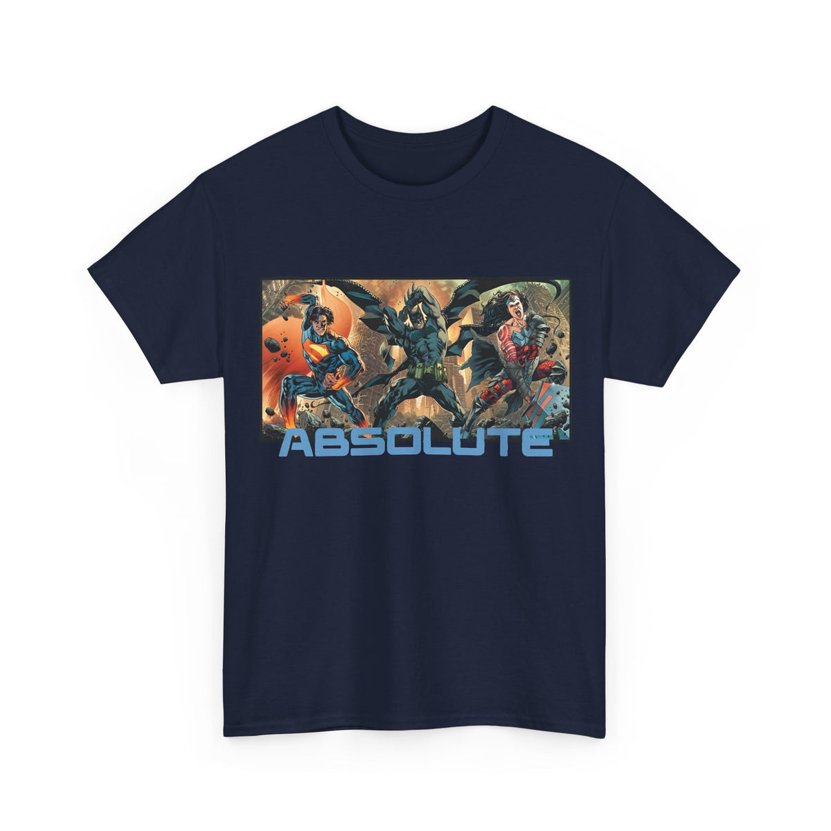 Absolute Trinity T-Shirt - Bryan Hitch Art - Batman, Superman, Wonder Woman - DC Comics