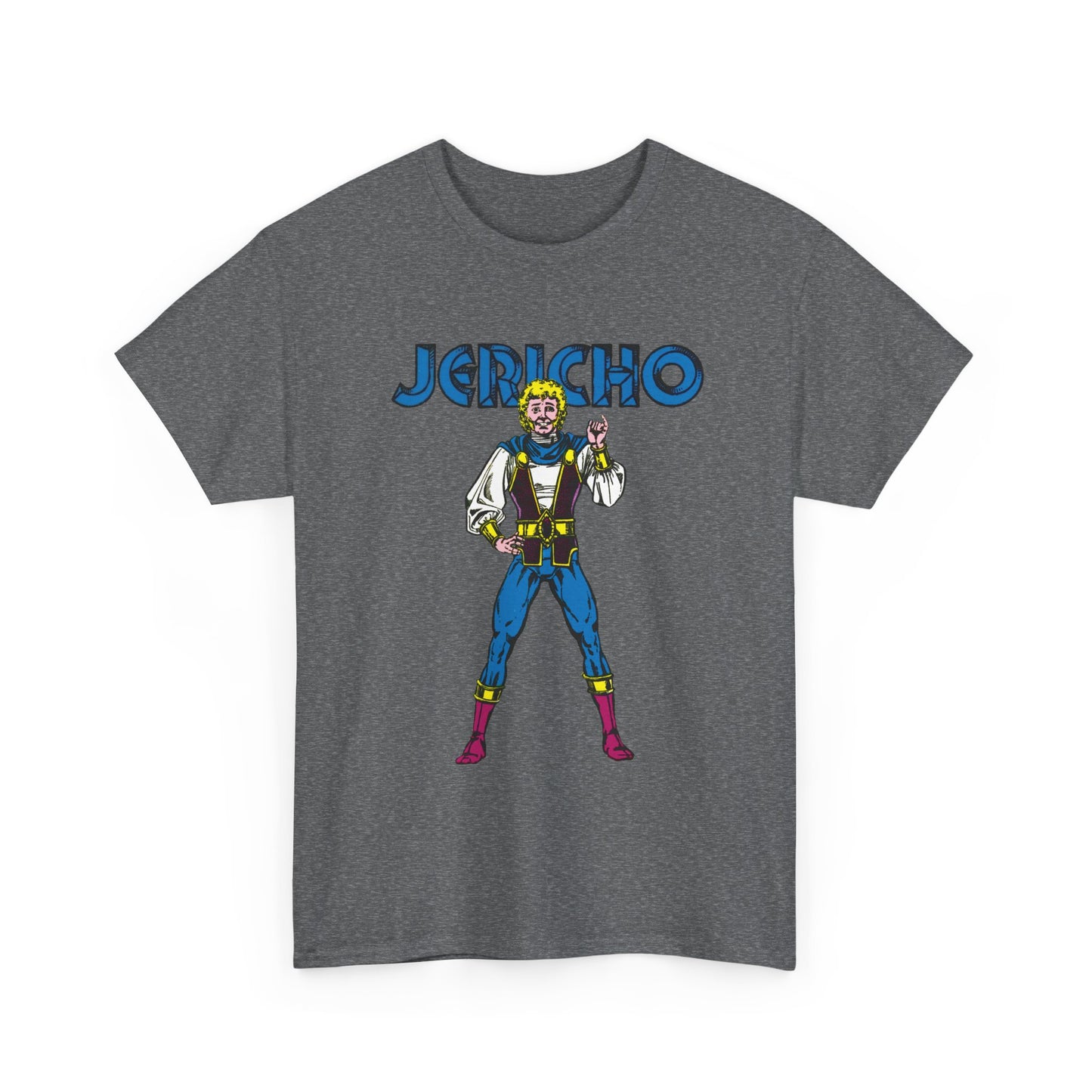Jericho T-Shirt - George Perez Art - New Teen Titans Member - Son of Deathstroke, Brother of Ravager - DC Comics