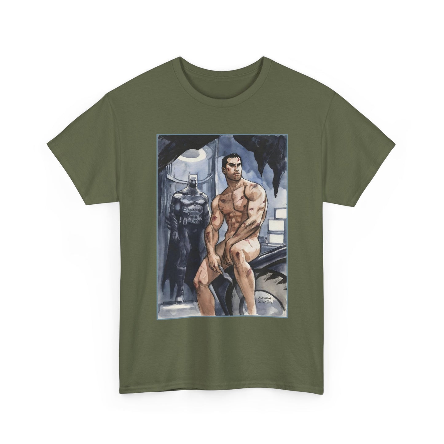 Batman in the Buff T-Shirt - DC Comics