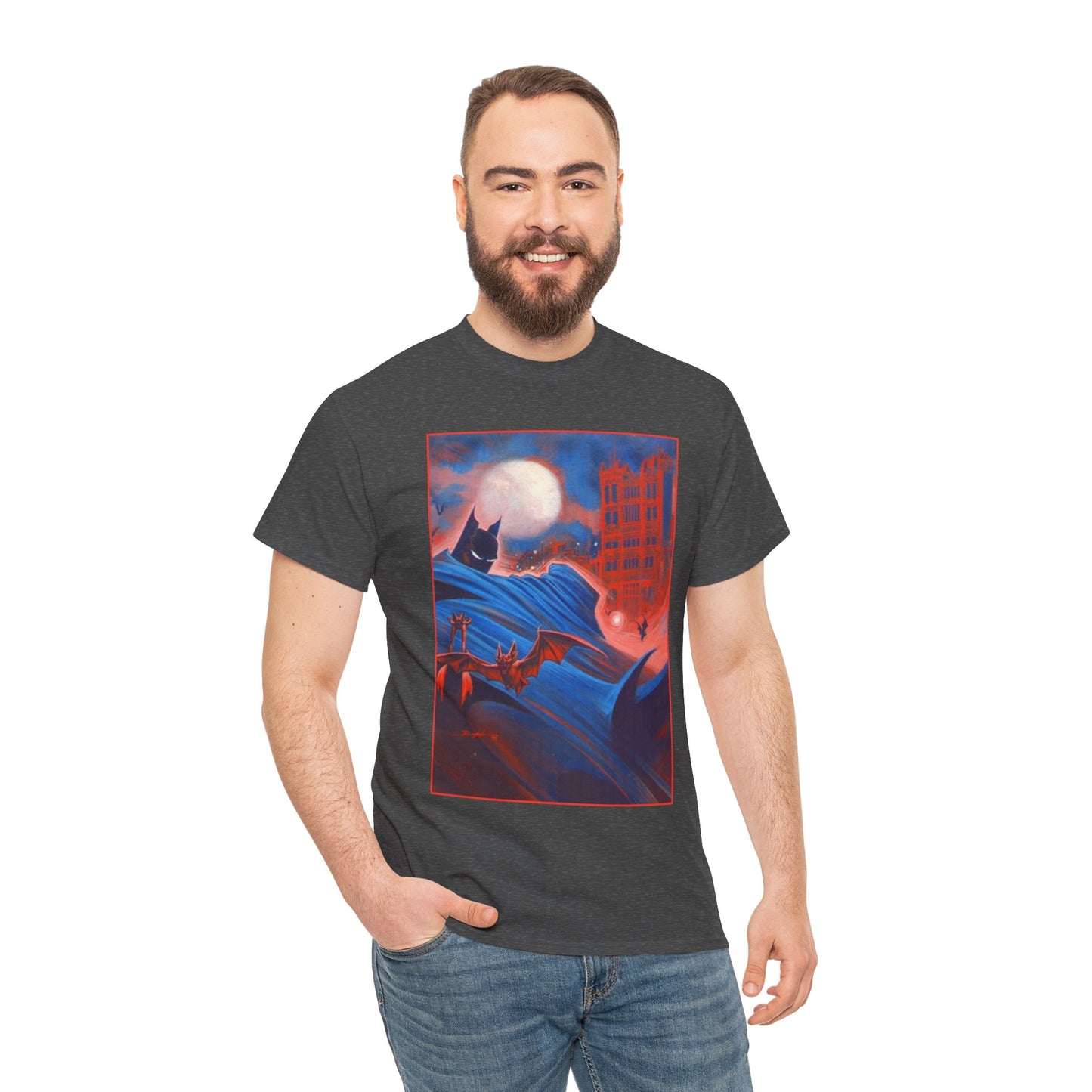 Batman Holy Terror T-Shirt - Norm Breyfogle Painted Promotional Art - Elseworlds - DC Comics