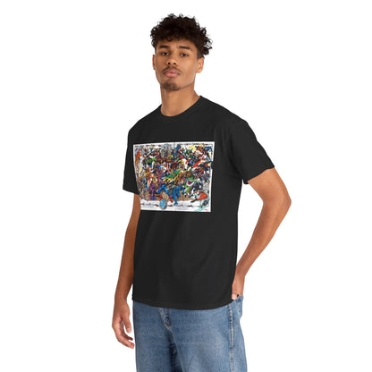 Avengers T-Shirt - George Perez Art - Poster Art of Basically Every Avenger - Marvel Comics