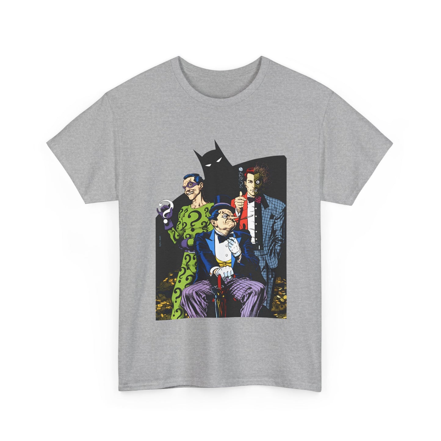 Riddler, Two-Face, Penguin T-Shirt - Brian Bolland Art - DC Comics