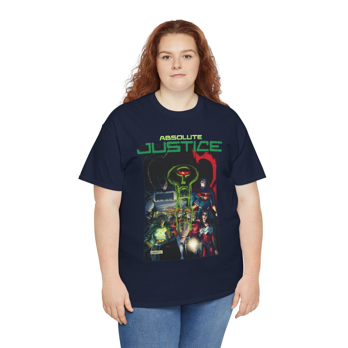 Absolute Justice T-Shirt - Juan Ferreyra Art - Superman Batman Wonder Woman Martian Manhunter - DC Comics
