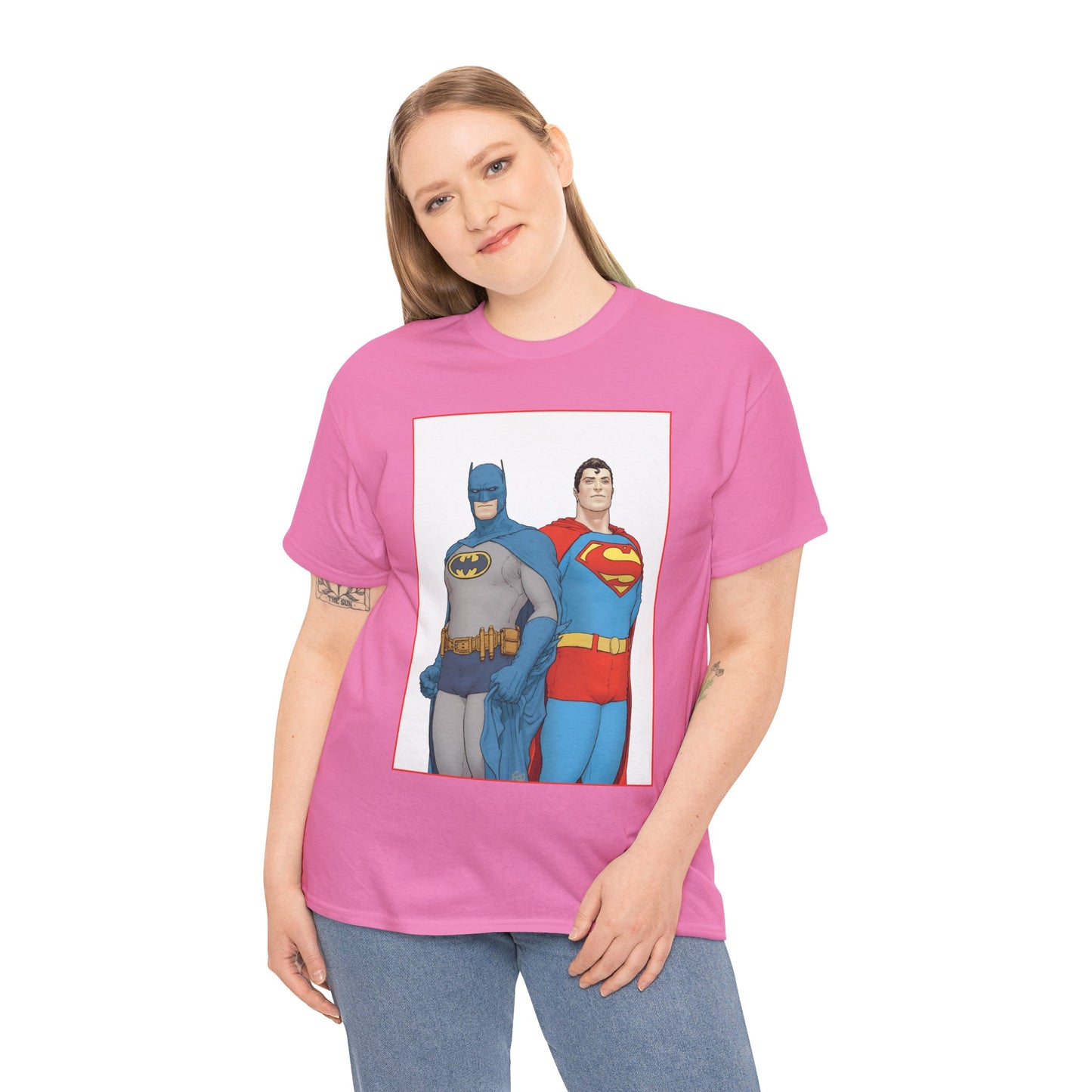 Superman & Batman T-Shirt - Frank Quitely Art - World's Finest Variant Cover Art - DC Comics