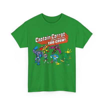 Captain Carrot & the Zoo Crew T-Shirt - 1980s Funny Animal Comic Series - DC Comics