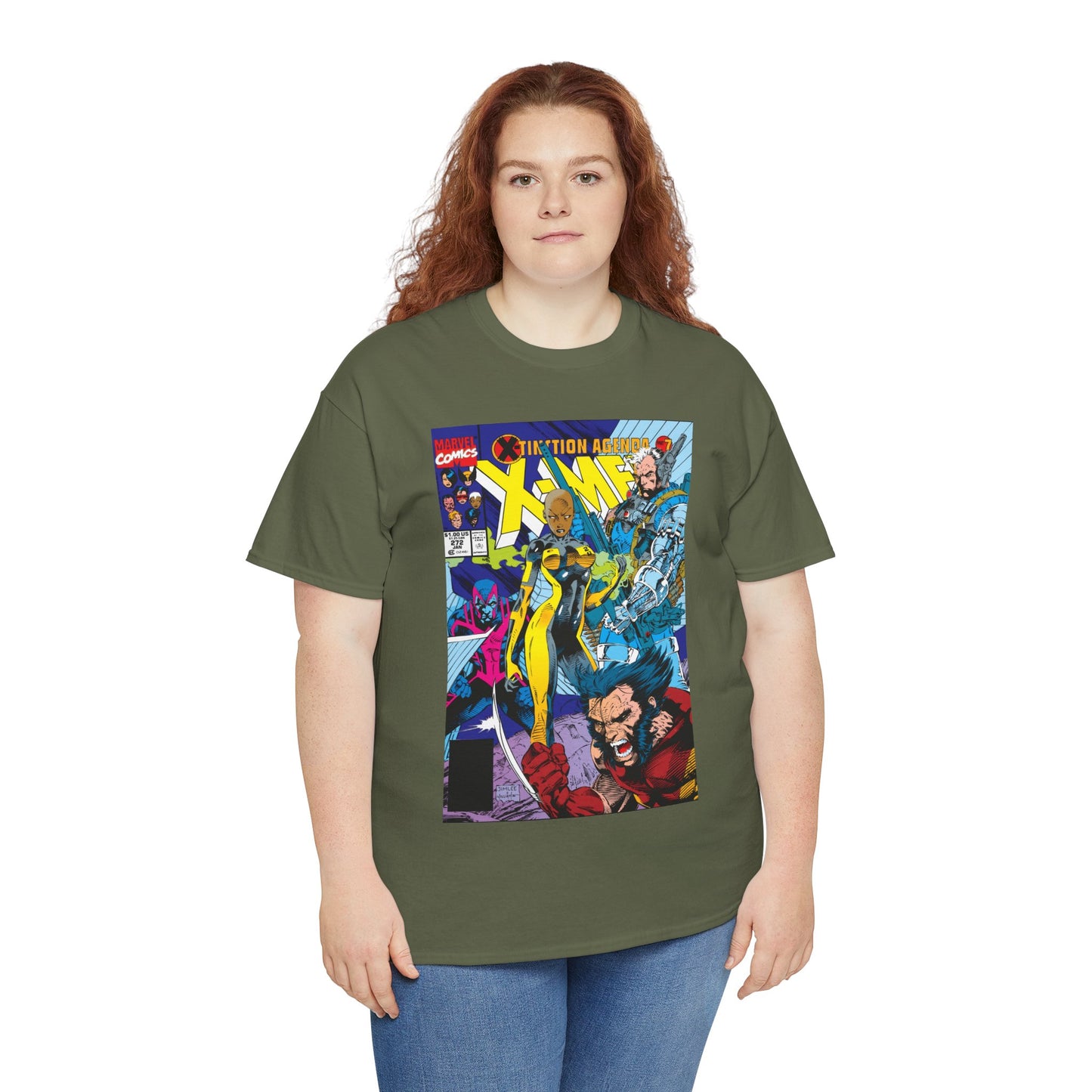 Uncanny X-Men #272 T-Shirt - Jim Lee Art - Marvel Comics