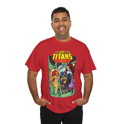 New Teen Titans T-Shirt - George Perez Art - Starfire Vs Blackfire - DC Comics