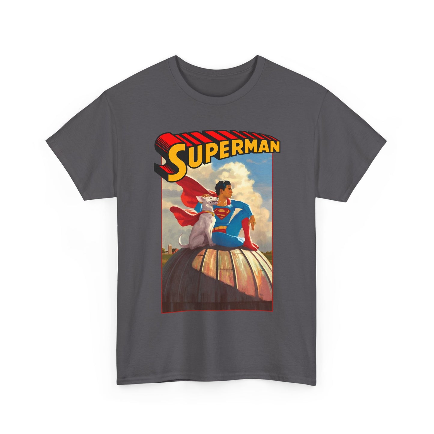 Superman & Krypto T-Shirt - 2025 Movie - Superdog from Krypton - Man of Steel, Smallville - DC Comics