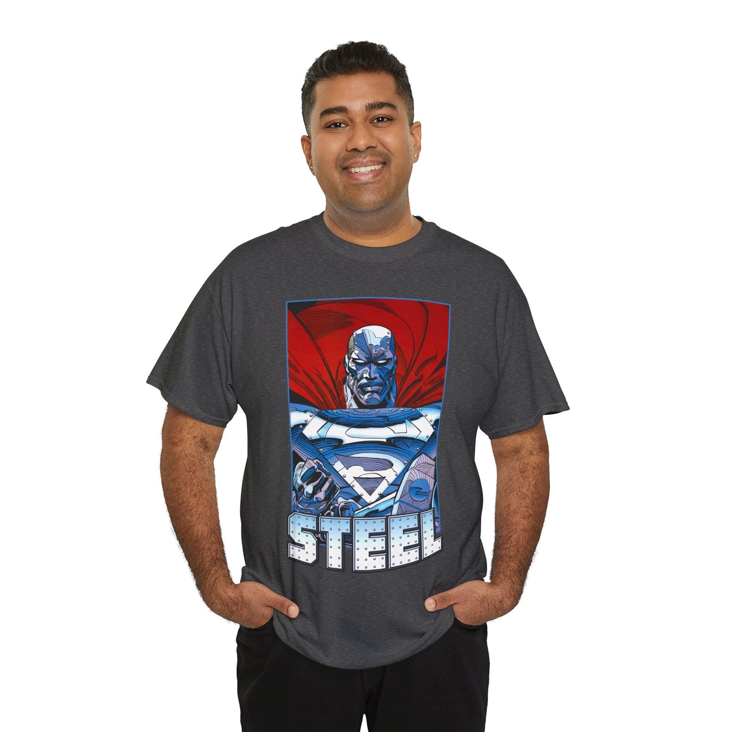 Steel T-Shirt - Superman Family - Reign of the Supermen - John Henry Irons - Steelworks - DC Comics