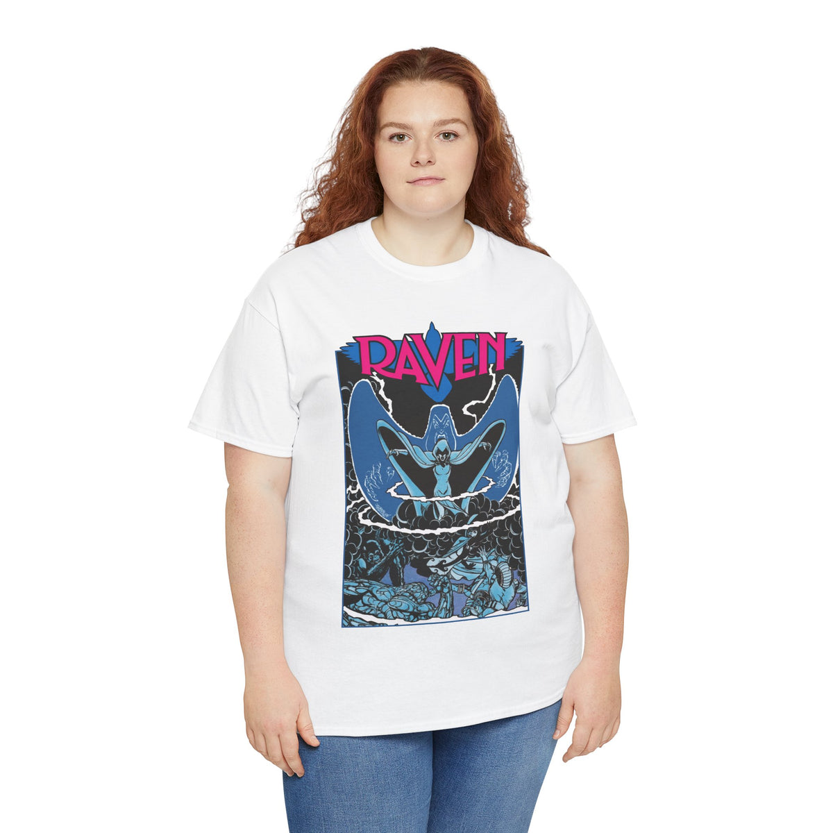 Raven T-Shirt - George Perez Art - New Teen Titans, Trigon - DC Comics