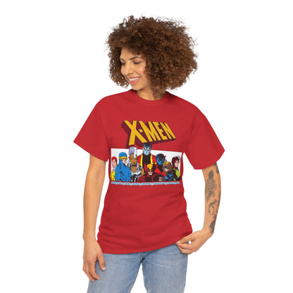 X-Men T-Shirt - Arthur Adams Art - Cyclops, Nightcrawler, Storm, Wolverine, Shadowcat, Phoenix (Rachel Summers), Colossus, Rogue - Marvel Comics