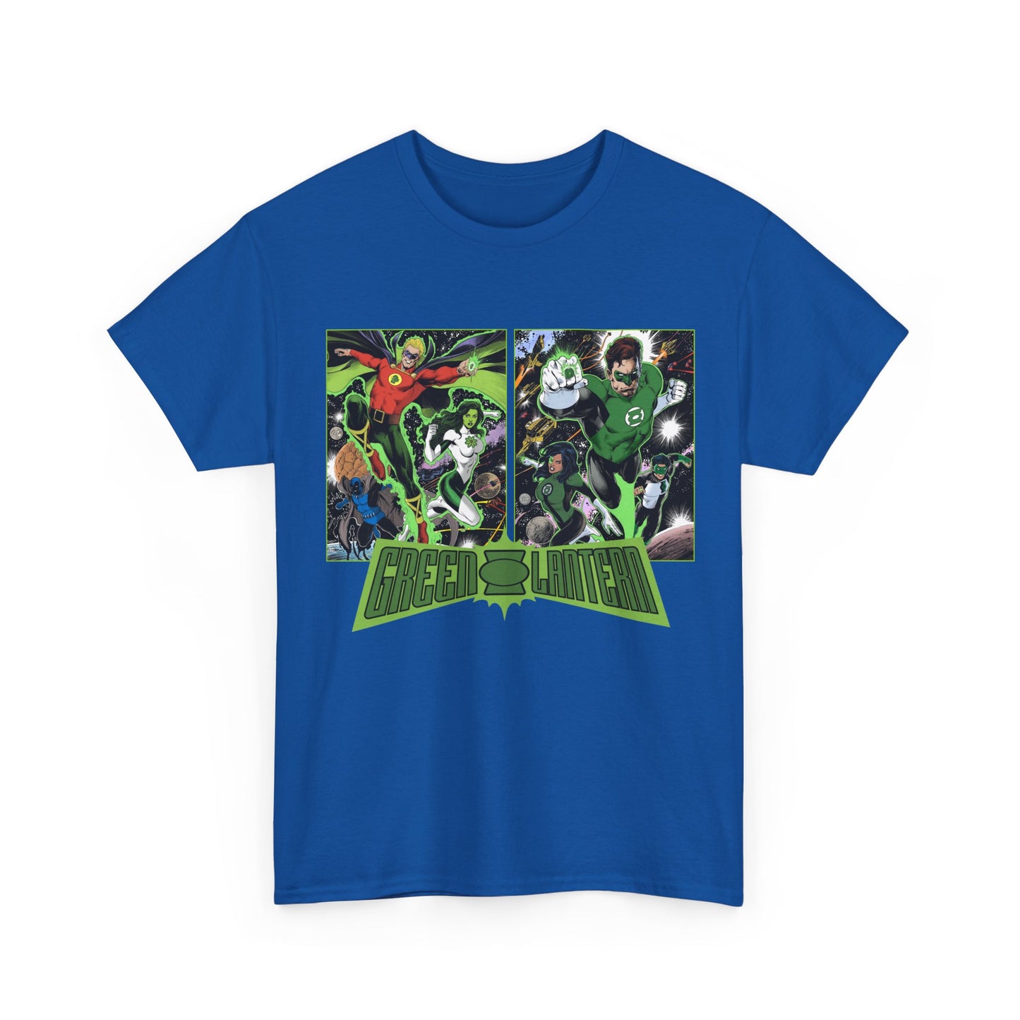 Green Lantern T-Shirt - Alan Scott, Jade, Obsidian, Hal Jordan, Jessica Cruz, Kyle Rayner - The Corps - DC Comics