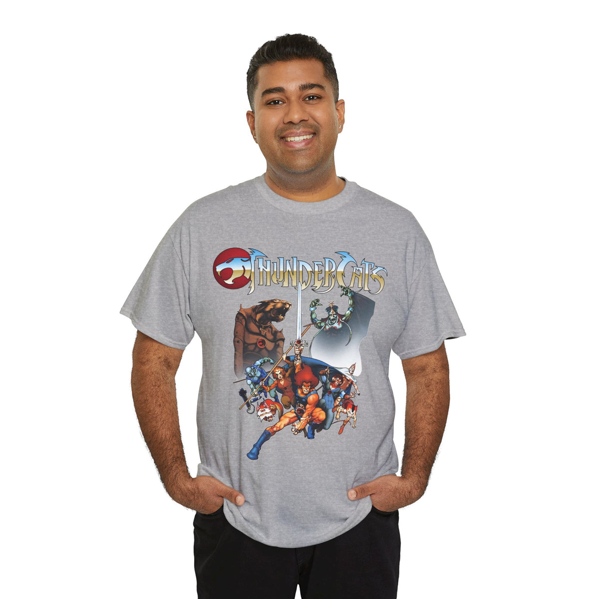 Thundercats T-Shirt - Lion-O, Panthro, Cheetara, Tygra, Snarf, WilyKit and WilyKat, Mumm-Ra