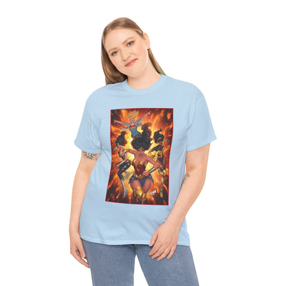Wonder Woman & the Wonder Girls T-Shirt - David Nakayama Art - Donna Troy, Cassie Sandsmark, Yara Flor - #17 Variant Cover Art - DC Comics