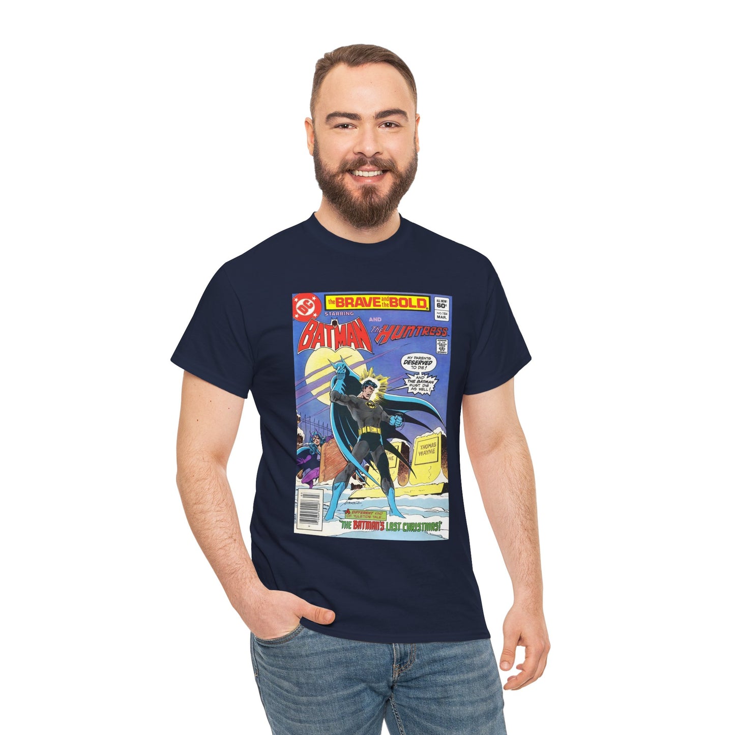 Brave & the Bold #184 T-Shirt - Batman & Earth-2 Huntress - DC Comics