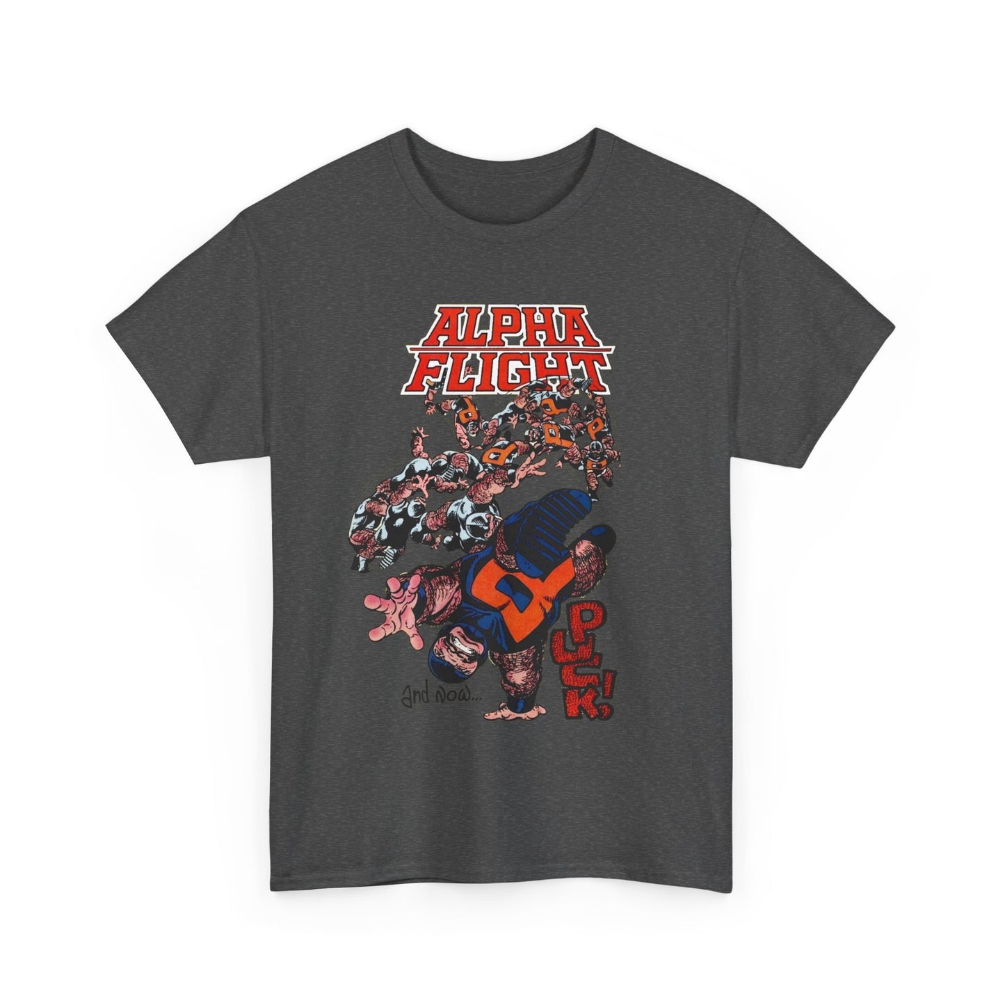 Puck T-Shirt - John Byrne Art - Alpha Flight Member - Marvel Comics