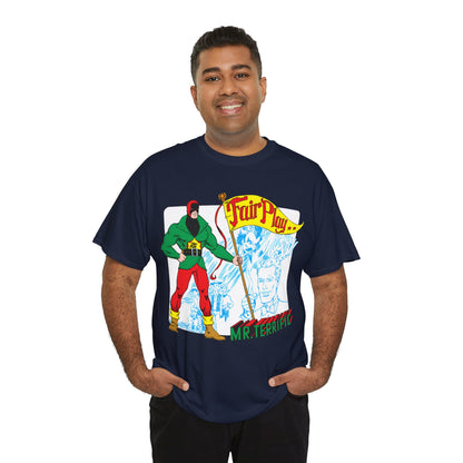 Mr Terrific T-Shirt - Stephen DeStefano Art - Who's Who in the DC Universe Entry - DC Comics