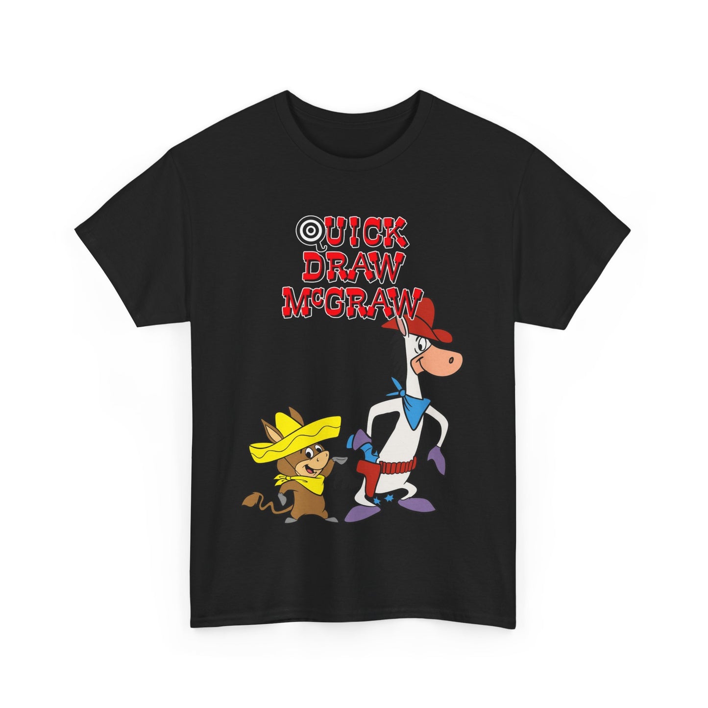 Quick Draw McGraw T-Shirt - Baba Looey - Hanna-Barbera Cartoon - Popular 1960s TV Animation