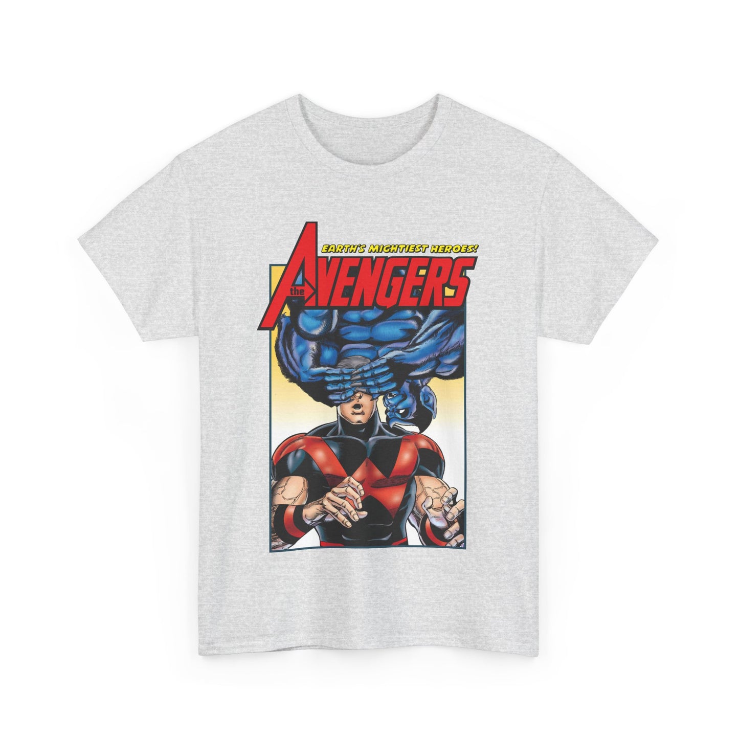 Avengers T-Shirt - George Perez Art - Wonder Man & Beast (Simon Williams & Hank McCoy) - Marvel Comics