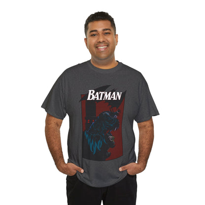 Batman T-Shirt - Kelley Jones Art - 1990s Dark Knight Detective Artwork - Perched on a Gargoyle - DC Comics