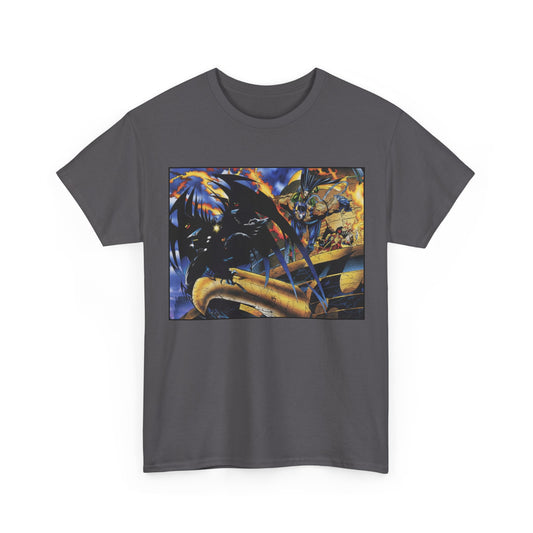 Batman Universe T-Shirt - Joe Quesada Art - 1990s Knightfall Era - Azrael, Robin, Bane - DC Comics