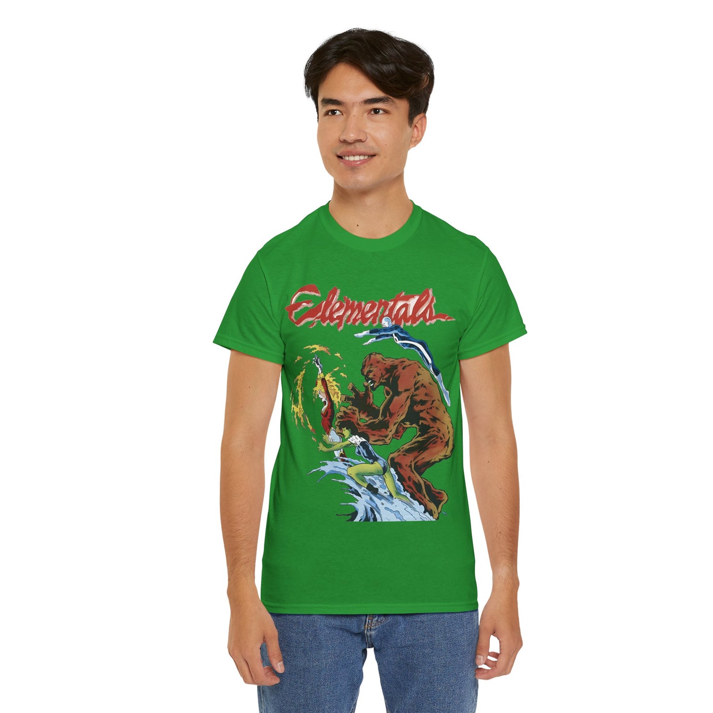 Elementals T-Shirt - Morningstar, Vortex, Fathom, Monolith - Comico Comics