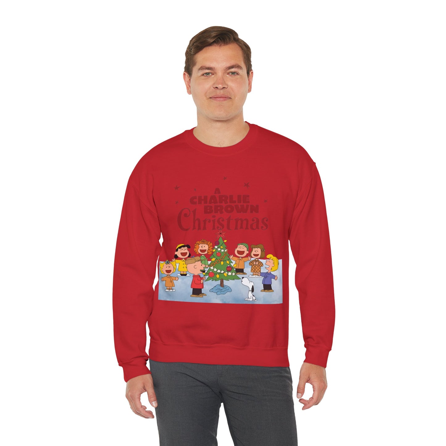 A Charlie Brown Christmas Crewneck Sweatshirt - Snoopy, Lucy, Linus, Sally, Schroeder