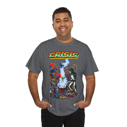 Crisis on Infinite Earths T-Shirt - George Perez Art - #10 Cover - Spectre Vs Anti-Monitor - DC Comics
