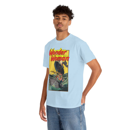 Wonder Woman Vs Cheetah T-Shirt - Rich Buckler & Dan Giordano Art - DC Comics