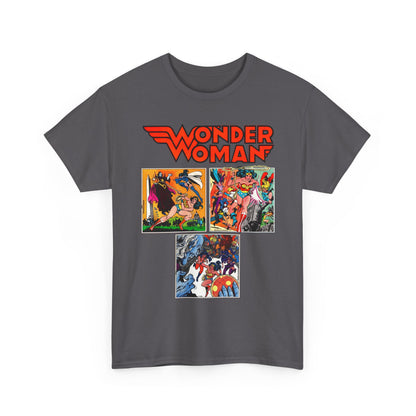 Wonder Woman T-Shirt - Ross Andru & Dick Giordano Art - Judgment in Infinity Story - Zatanna, Supergirl, Huntress, Power Girl, Raven, Wonder Girl, Starfire - DC Comics