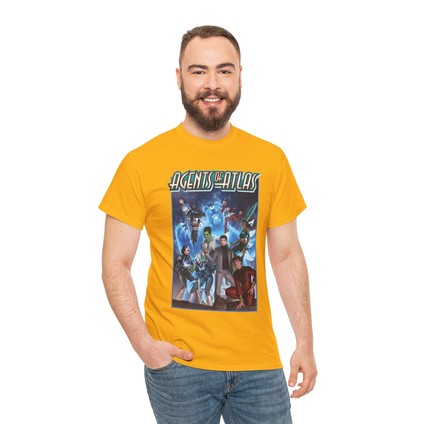 Agents of Atlas T-Shirt - Shang-Chi, White Fox, Aero, Luna Snow, Silk - Marvel Comics