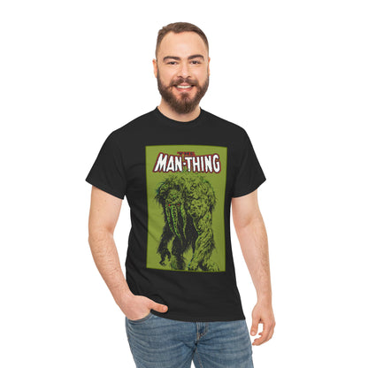 Man-Thing T-Shirt - Marvel Comics - Whatever Knows Fear Burns At The Touch - Swamp Monster