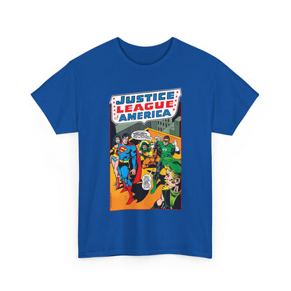 Justice League of America T-Shirt - Dick Dillin Art - Superman, Wonder Woman, Green Arrow, Green Lantern - DC Comics