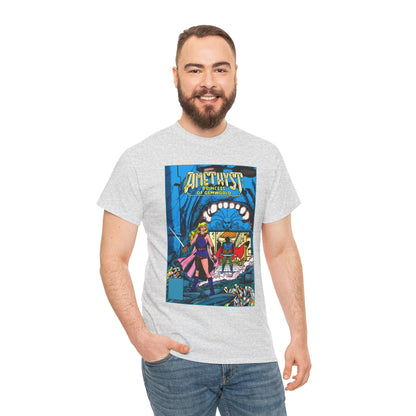 Amethyst, Princess of Gemworld T-Shirt - George Perez & Ernie Colon Art - The Last Battle Vs Dark Opal - DC Comics