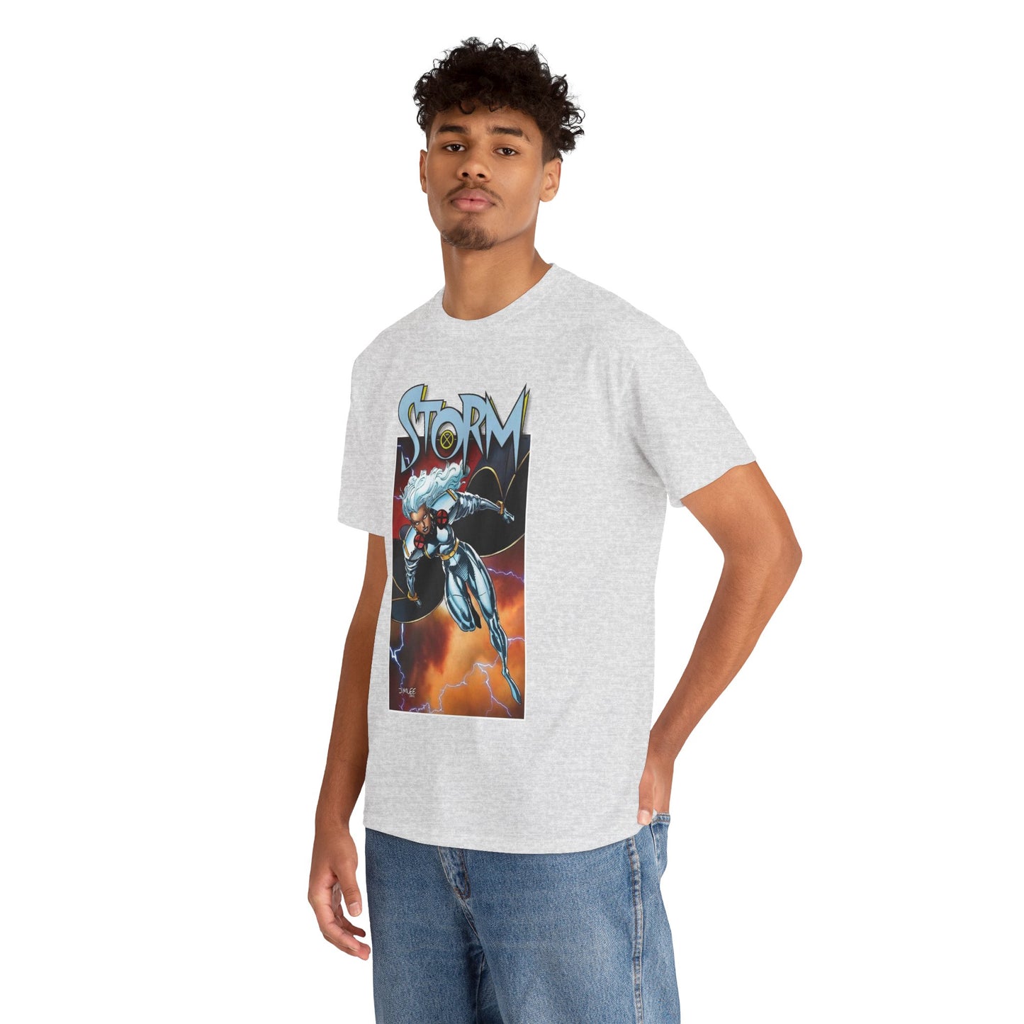 Storm T-Shirt - Jim Lee Art - Ororo - Uncanny X-Men Member & Leader - Heroic Mutant - Marvel Comics