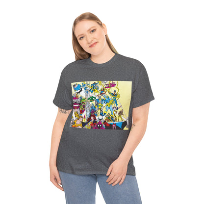 Who's Who in the DC Universe T-Shirt - George Perez Art - Black Lightning, Black Orchid - #3 Cover Art - DC Comics