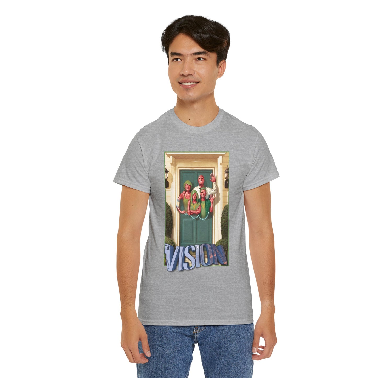 Vision T-Shirt - Mike Del Mundo Art - Avengers Member - The Visions Family - Tom King Story - Future MCU Series - Marvel Comics