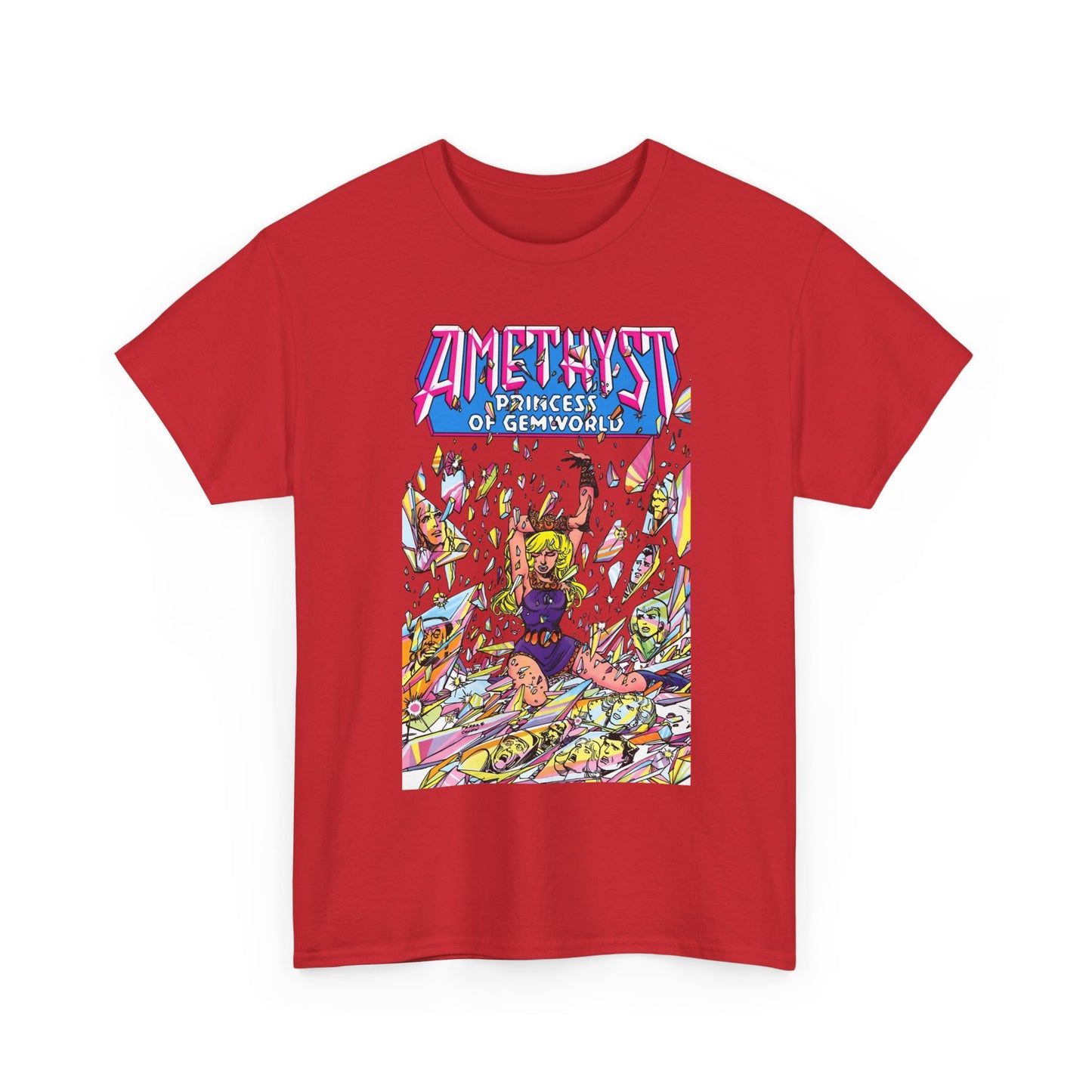 Amethyst Princess of Gemworld T-Shirt - George Perez Art - Lord Topaz, Dark Opal, Granch, Citrina - DC Comics