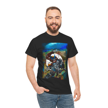 Lobo/Wolverine T-Shirt - Simon Bisley Art - DC/Marvel Comics