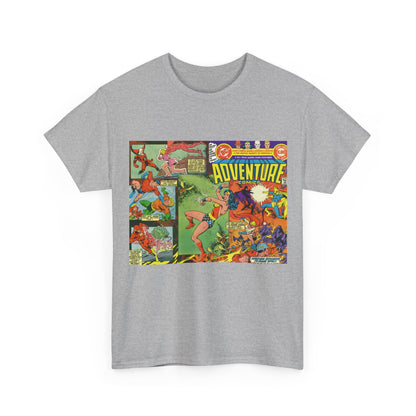 Adventure Comics #463 T-Shirt - Wonder Woman, Dr Fate, Power Girl, Deadman, Aquaman, Aqualad, Flash - DC Comics