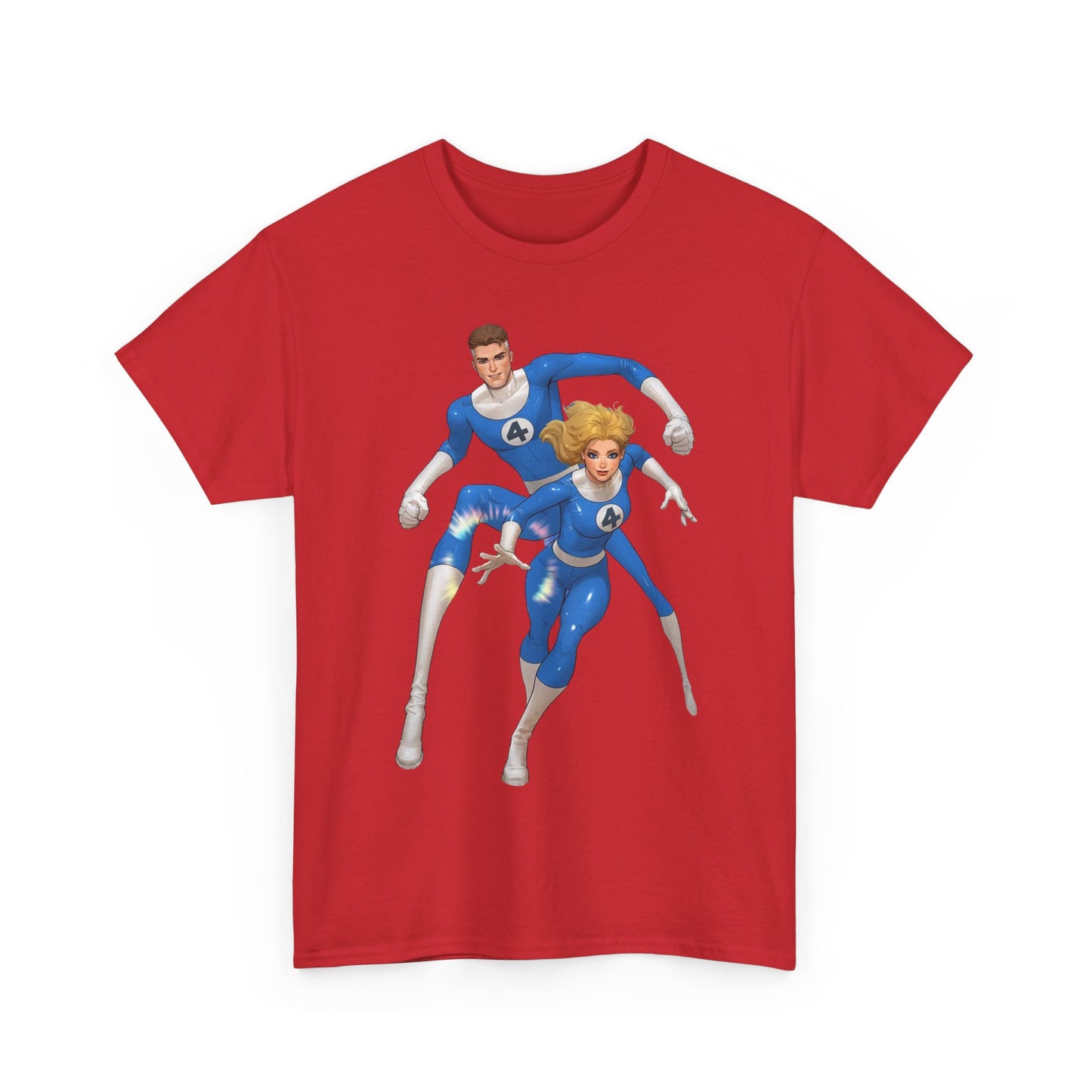 Mr. Fantastic & Invisible Woman T-Shirt - David Nakayama Art - Fantastic Four - Marvel Comics