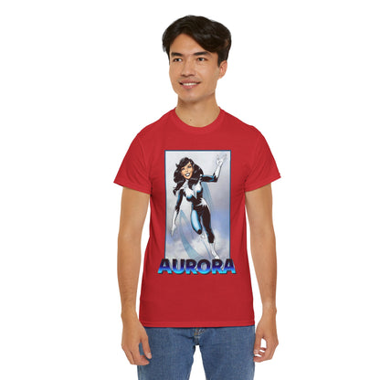 Aurora T-Shirt - John Byrne Art - Alpha Flight Member - Marvel Comics