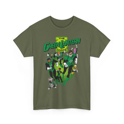 Green Lantern Corps T-Shirt - Joe Staton Art - Hal Jordan, John Stewart, Arisia, Kilowog, Katma Tui - DC Comics