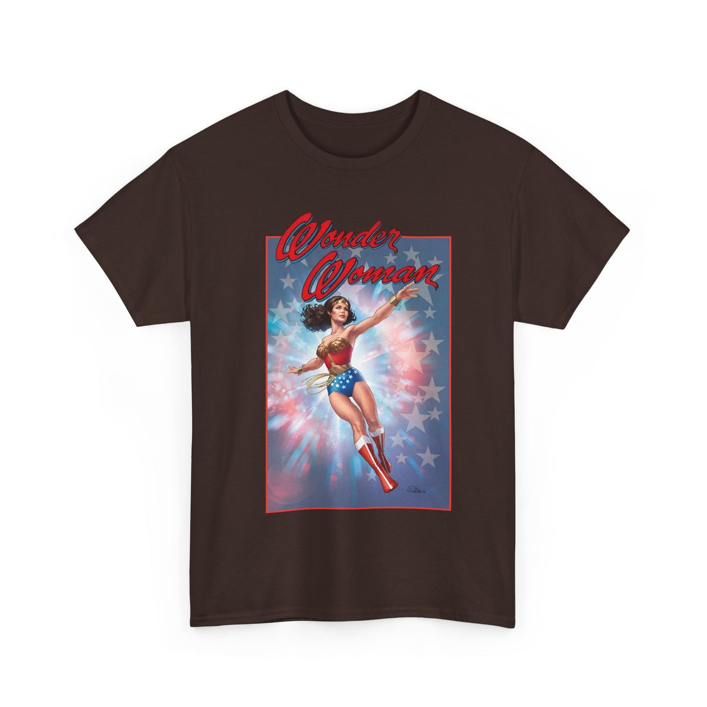 Wonder Woman '77 T-Shirt - Nicola Scott Art - Comic Book Based on the 1970s TV Series with Lynda Carter - DC Comics