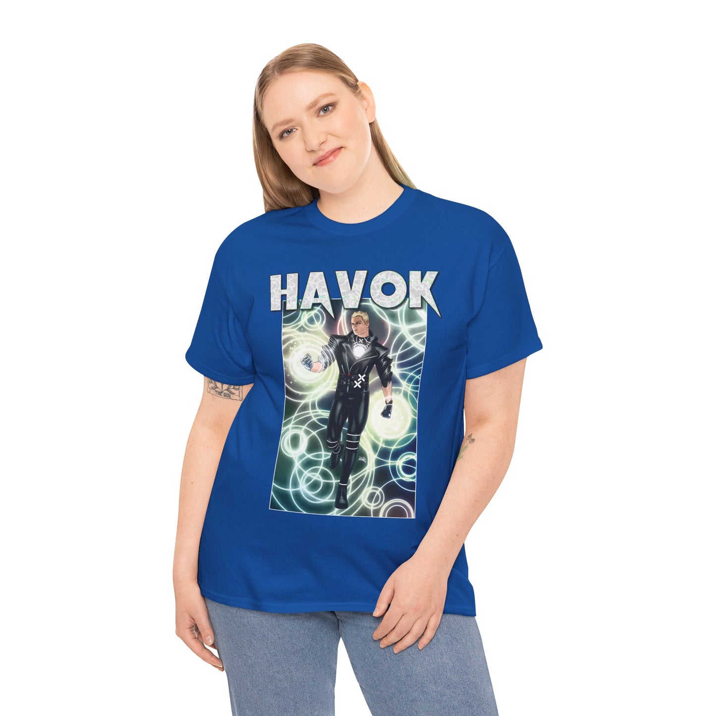 Havok T-Shirt - X-Men, X-Factor Member & Leader - Mutant Hero - Alex Summers, Brother to Scott Summers, Cyclops - Marvel Comics