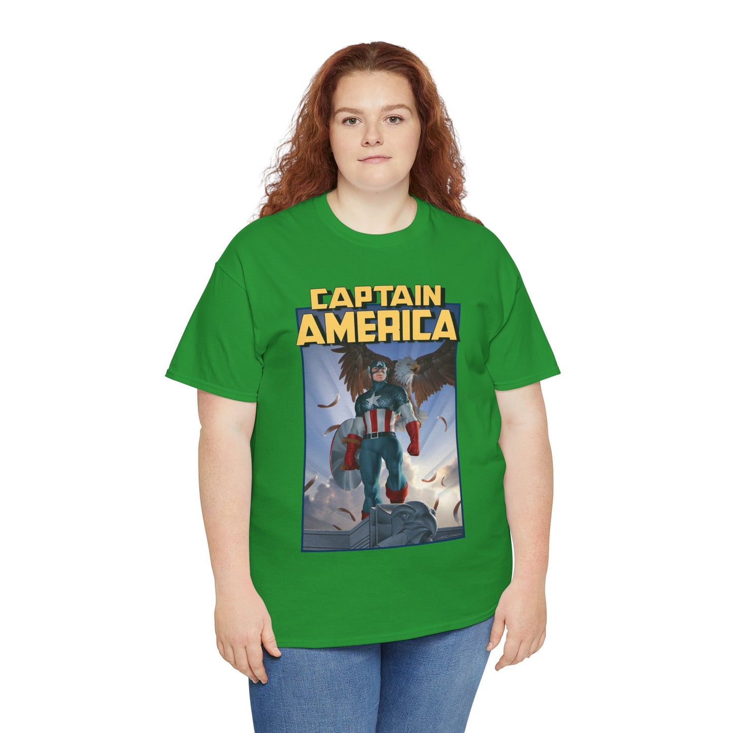Captain America T-Shirt - Junggeun Yoon Art - Avengers Member - Marvel Comics