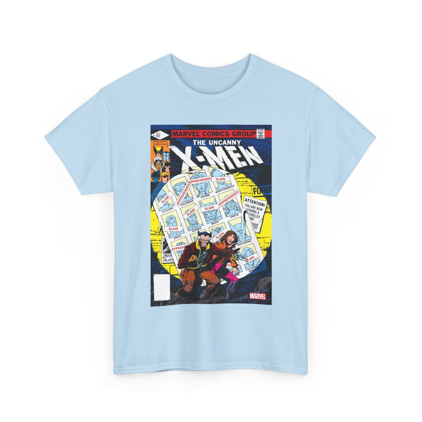 Uncanny X-Men #141 T-Shirt - John Byrne Art - Wolverine, Kitty Pryde - Days of Futures Past - Marvel Comics