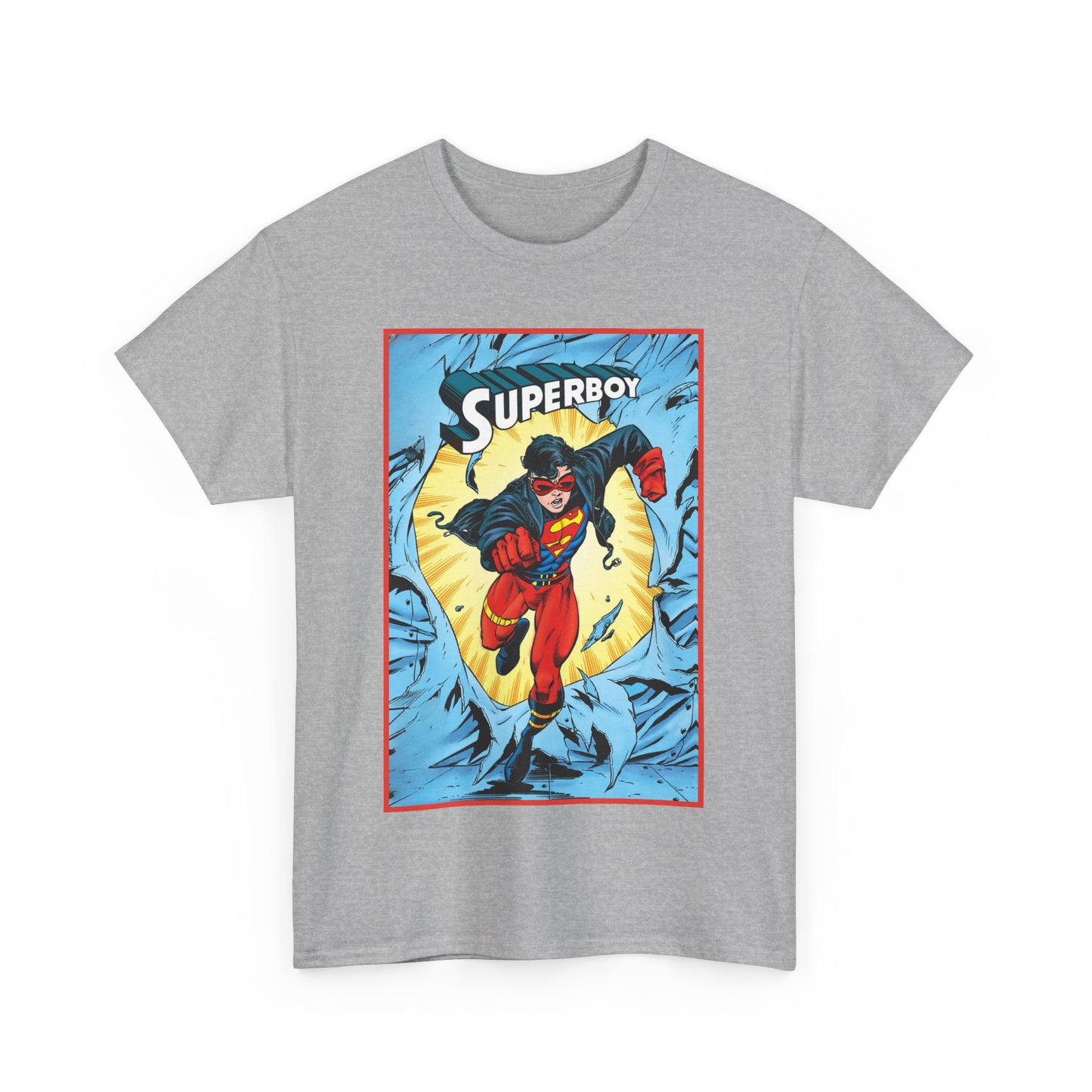 Superboy T-Shirt - Tom Grummett Art - Reign of the Supermen Storyline from the 1990s - Kon-El, Connor Kent - Superman Family - DC Comics